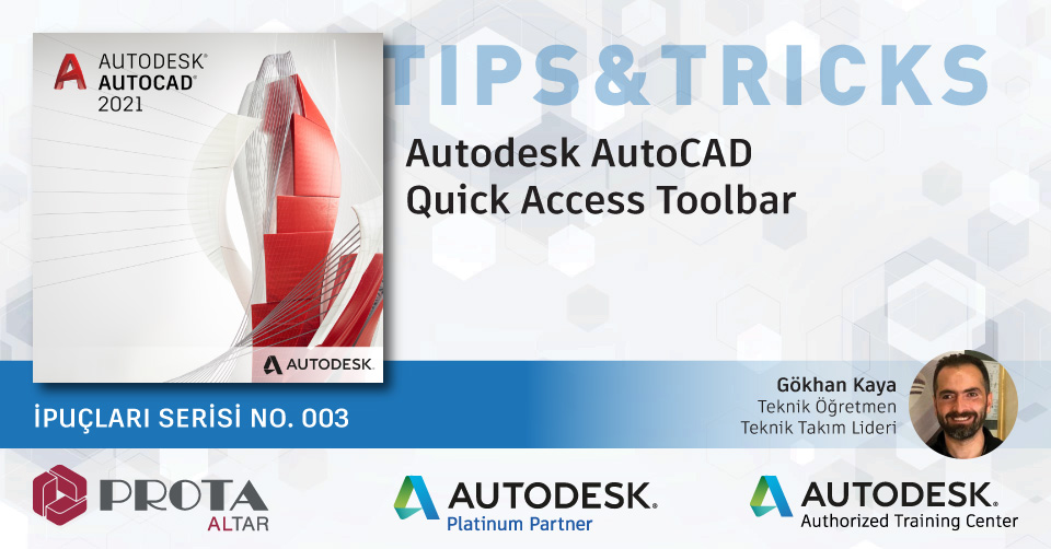 AutoCAD Tips and Tricks - Quick Access Toolbar